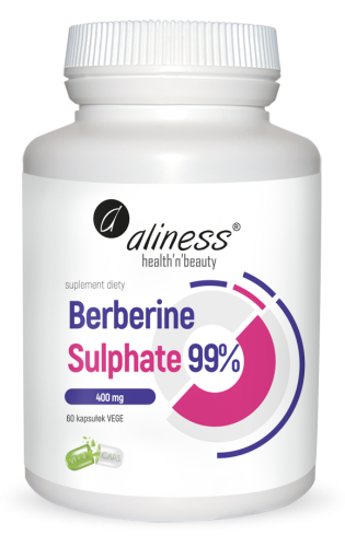 Сульфат Берберин (Berberine Sulphate) 99% 400 мг x 60 vege капсул