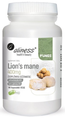 Lion’s Mane экстракт, 400мг x 90 Vege капсул