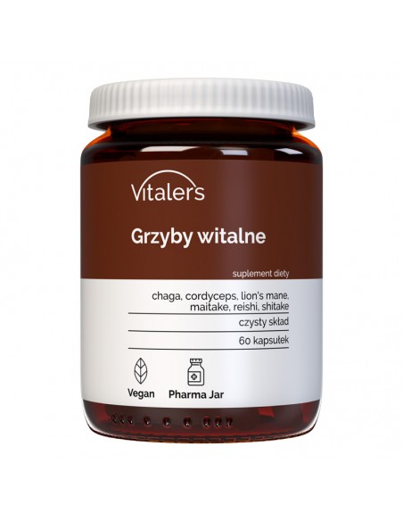 Vitaler's Grzyby witalne (комплекс лекарственных грибов), 60 капсул